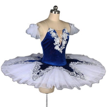 #TTLL06 Beautiful Blue Velvet -Pre-Professional Pancake Tutu