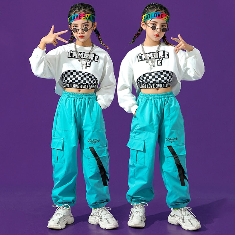 LOLANTA 2pcs Girls Hip Hop Street Dance Solo Clothes Set Crop Tank  Top+Camouflage Jogger Pants, Red, 6-7 Years : Amazon.co.uk: Fashion