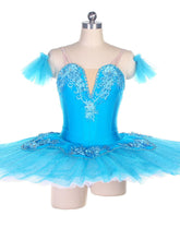 #TT489 New! Pre-Professional Ballet Tutu -Blue Spandex Bodice