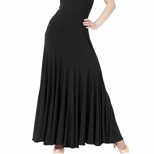 #B09  Flamenco- Ballroom-Modern- Waltz- Tango Dance Skirt
